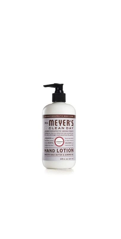Photo 1 of Mrs. Meyer's Hand Lotion for Dry Hands, Non-Greasy Moisturizer Made with Essential Oils, Lavender, 12 oz (Pack of one comes with one 
