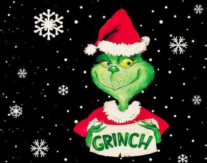 Photo 1 of  Grinch Table Runner Merry Grinchmas Tablecloth Winter New Year Xmas Christmas Decorations and Supplies for Home Kitchen Table