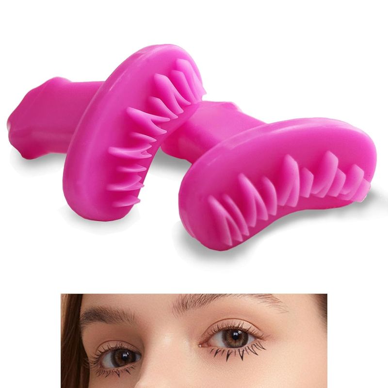 Photo 1 of Lower Eyelashes Stamps Tool, Silicone Eyelashes Prints Stamp Reusable, Eye Makeup Tool, Easy Makeup Quick, Natural Look for Make Up Beginner
