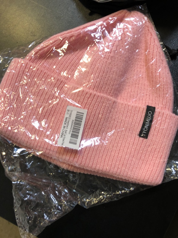 Photo 2 of pink beanie 