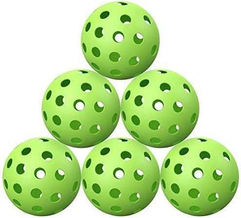 Photo 1 of ZOEA Premium 40 Holes Outdoor Pickleball Balls, Durable Ball with Nice Bounce, High Visibility for Outdoor & Indoor Courts 