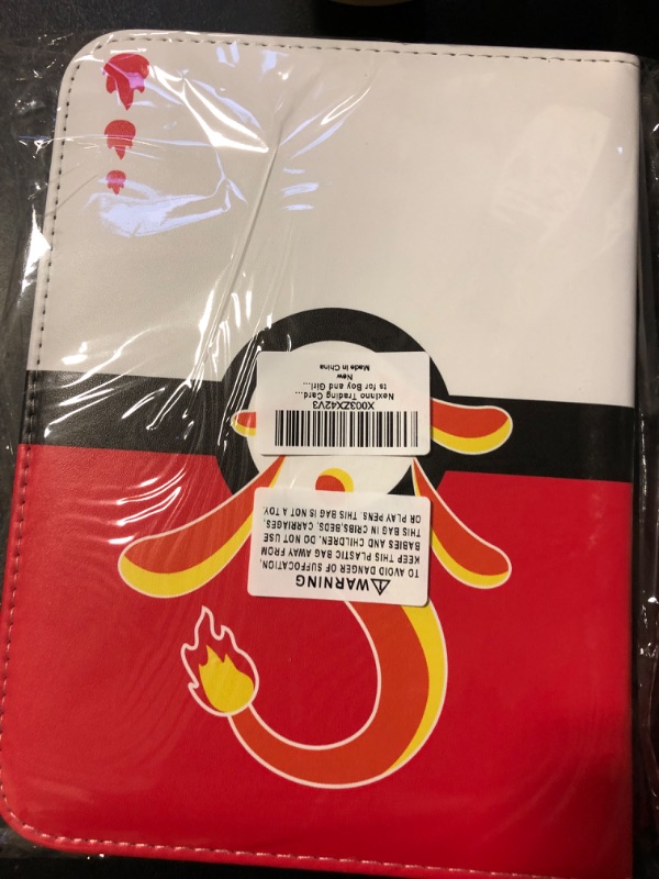 Photo 1 of NexInno Trading Card Binder, 4 Pockets Card Binder with 50 Removable Sleeves for 400 Cads, Premium Card Collection Binder for Standard Trading Cards, Yugioh, MTG, Game Cards, and Sports Cards