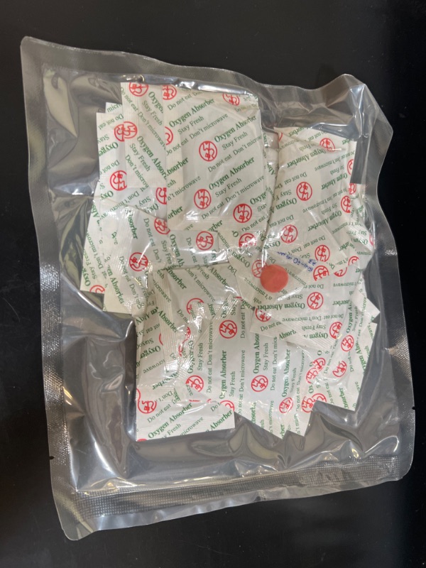 Photo 2 of MaiFlaFre 2000cc(30Packets) Oxygen Absorbers for Food Storage, Food Grade Oxygen Absorbers Packets for Food
