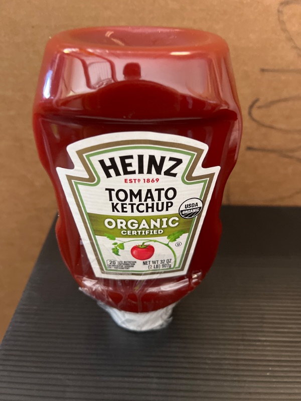 Photo 2 of Heinz Organic Tomato Ketchup (32 oz Bottle)   BB   07-06-2024   