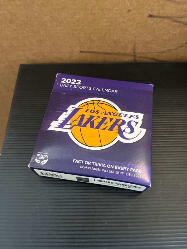 Photo 1 of TURNER SPORTS Los Angeles Lakers 2023 Box Calendar (23998053075)