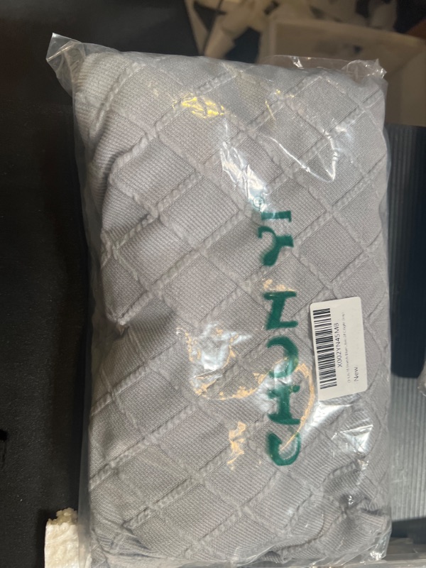 Photo 1 of CHUN YI 2PC Stretch Couch Cushion Covers, RV Seat Cushion Covers, Individual Replacement Sofa Cushion Covers, Soft Chair Sofa Seat Cushion Slipcover with Elastic Bottom Jacquard Fabric(2PC,Light Gray) Light Gray 2PC