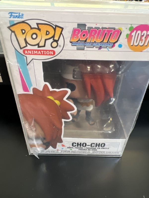 Photo 2 of POP Boruto: Naruto The Next Generation - Cho-Cho Funko Pop! Vinyl Figure (Bundled with Compatible Pop Box Protector Case), Multicolored, 3.75 inches