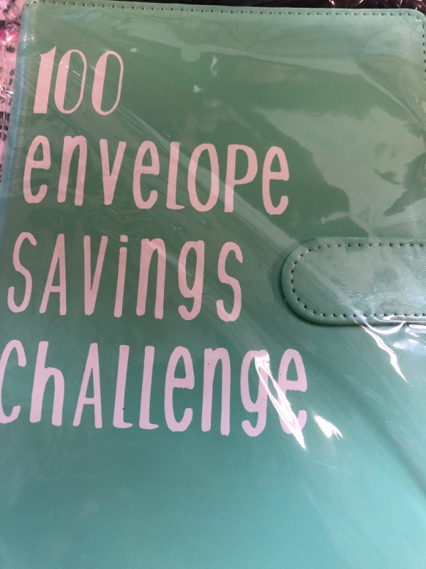Photo 1 of 00 Envelope Challenge Binder,Easy and Fun Way to Save $5,050,Savings Challenges Binder with Cash Envelopes for Budgeting Planner & Saving Money