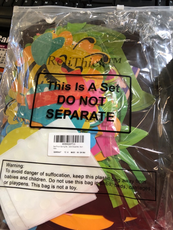 Photo 1 of Spring Tree Decorations for Classroom April Shower Bring May Flowers Bulletin Board Set Flower Bee Cutouts with Positive Sayings for Teachers School Office Chalkboard Supplies (April)