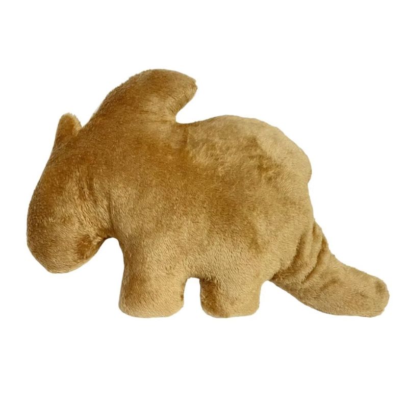Photo 1 of 19 inch Dino Nugget Plush Pillow,Large Dinosaur Chicken Nuggets Pillow for Dinosaur Theme Party,Creative Gift Ideas for Boys and Girls Triceratops