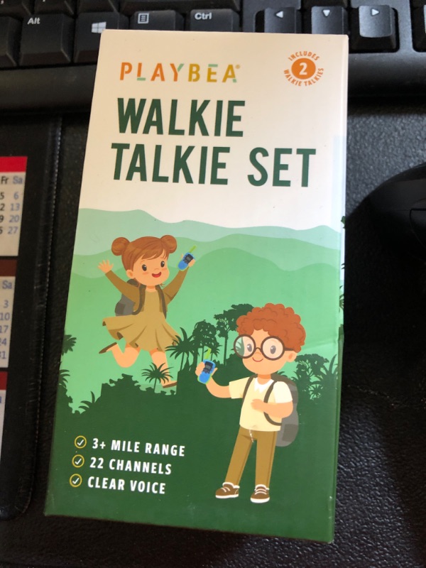 Photo 2 of Walkie Talkies for Kids - 22 Channels - 3 Miles Range Kids Walkie Talkie for Kids | Walkie Talkie Kids Toys for Kids | Girl Toys for Girls Toys | Boy Toys for Boys Toys | Kids Walkie Talkies 2 Pack Blue