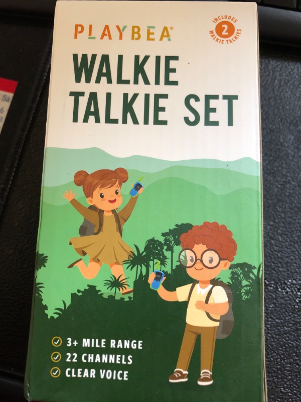 Photo 2 of Walkie Talkies for Kids - 22 Channels - 3 Miles Range Kids Walkie Talkie for Kids | Walkie Talkie Kids Toys for Kids | Girl Toys for Girls Toys | Boy Toys for Boys Toys | Kids Walkie Talkies 2 Pack Blue