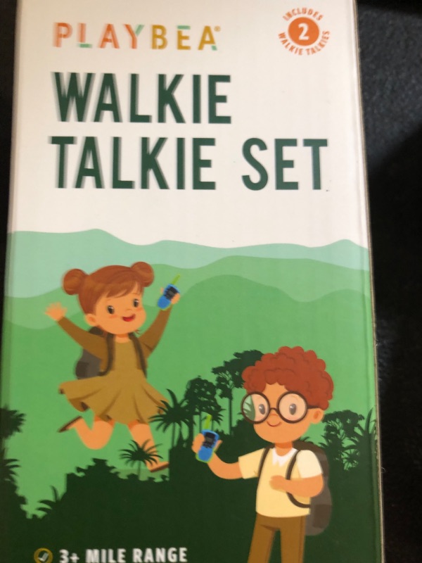 Photo 1 of Walkie Talkies for Kids - 22 Channels - 3 Miles Range Kids Walkie Talkie for Kids | Walkie Talkie Kids Toys for Kids | Girl Toys for Girls Toys | Boy Toys for Boys Toys | Kids Walkie Talkies 2 Pack Blue
