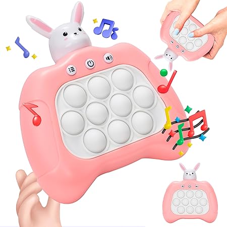 Photo 1 of Pop Quick Push Game - Pop Fidgets Kids Games Toy Bubble Stress Pop Light Up Game Toys for Kids Handheld Puzzle Game Sensory Toys Party Favors Birthday Gifts for Boys Girls Teens