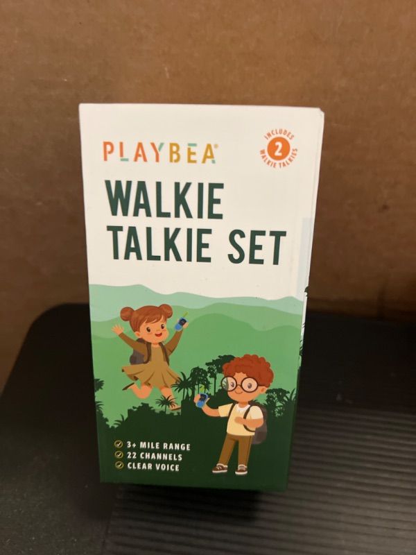 Photo 2 of Walkie Talkies for Kids - 22 Channels - 3 Miles Range Kids Walkie Talkie for Kids | Walkie Talkie Kids Toys for Kids | Girl Toys for Girls Toys | Boy Toys for Boys Toys | Kids Walkie Talkies 2 Pack Blue