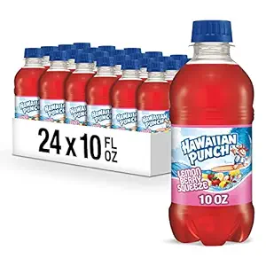 Photo 1 of Hawaiian Punch Lemon Berry Squeeze Fruit Juice Drink, 10 Fl Oz Bottles, 24 Count (4 Packs Of 6), Ready-to-drink, On-the-go, Caffeine-free, Carbonation-free, Gluten-free, Excellent Source Of Vitamin C