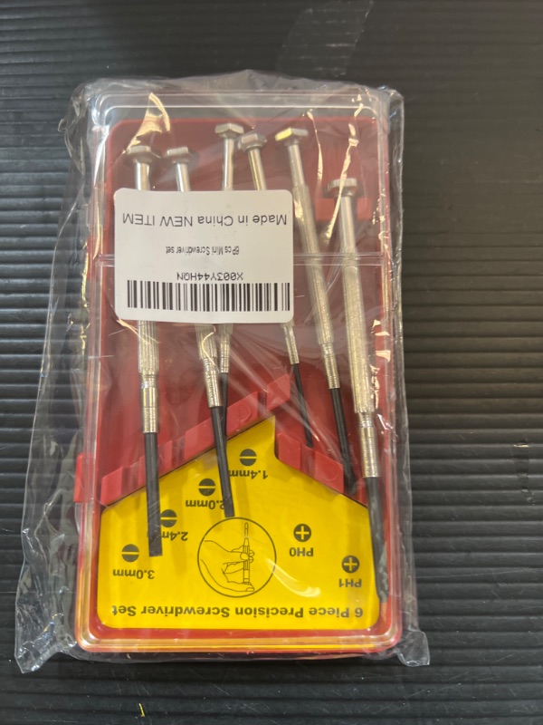 Photo 2 of 6PCS Red Mini Screwdriver Set