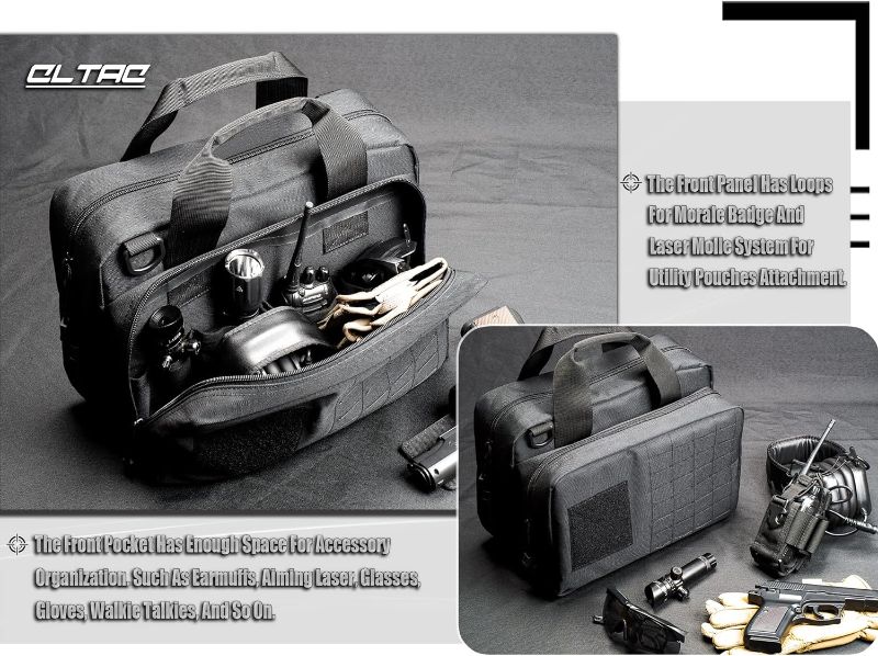 Photo 1 of 2~4PCS Soft Pistol Case Small Tactical Range Bag Modular Handgun Gun Bag for Firearm Shooting