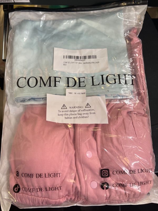 Photo 1 of   SMALL 3 in1 Labor/Divery/Hospital Grow Maternity Dress Nursing Nightgown Sleepwear for Breastfeeding
