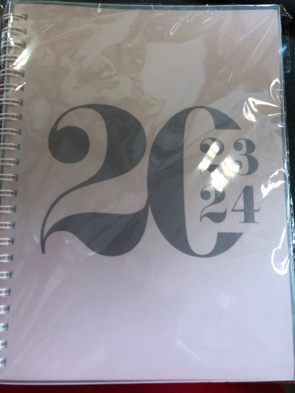 Photo 2 of 
leys 2024 Weekly Planner - Typographic Annual & Monthly Agenda Planner, Flexible Cover, Notes Pages, Twin-Wire Bin