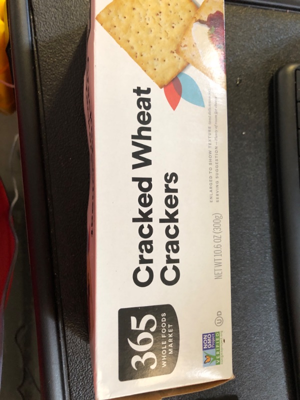 Photo 3 of 365 by Whole Foods Market, Cracker Cracked Wheat, 10.6 Ounce (Pack of 3) Cracked Wheat 10.6 Ounce (Pack of 2)