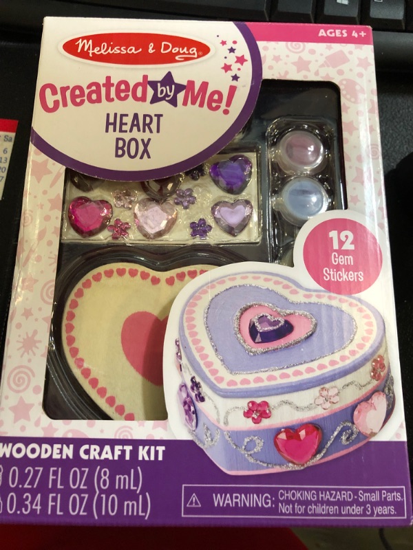 Photo 2 of Melissa & Doug Created by Me! Heart Box Wooden Craft Kit