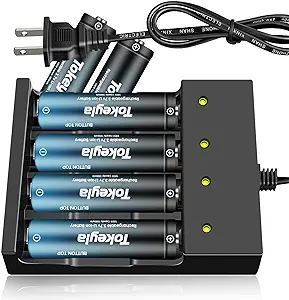 Photo 1 of 26650 18650 Battery Charger Set 4 Bay Universal Batteries Charger Fast Charging Tool for Led Flashlight Headlamp Cameras 3.7V 18650 Rechargeable Battery Charge