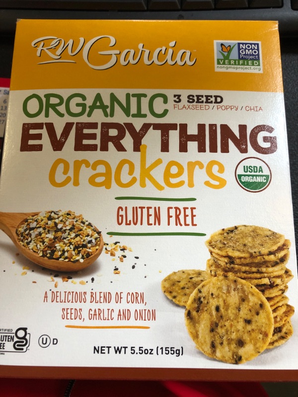 Photo 1 of RW GARCIA Organic Everything Crackers, 5.5 OZ