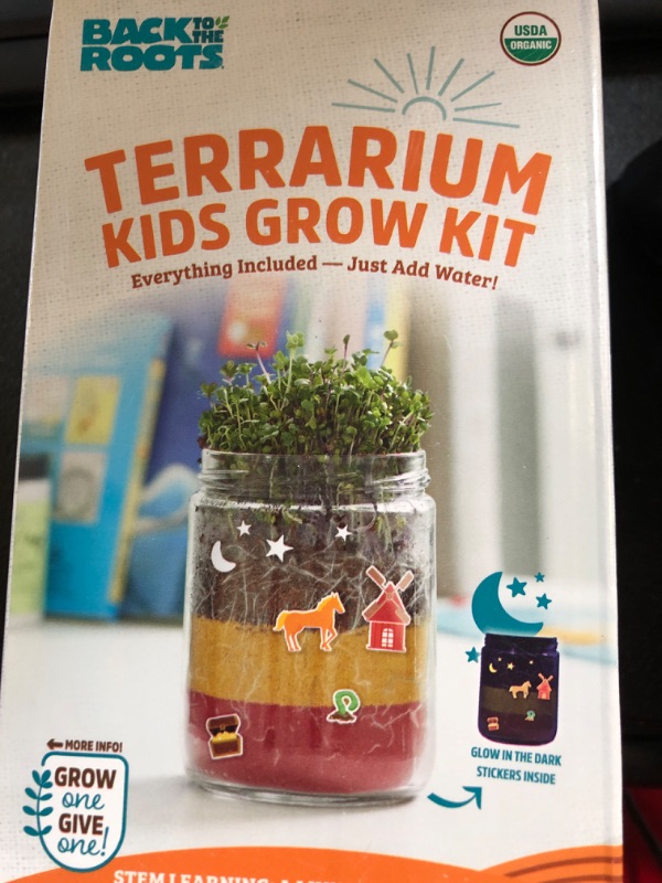 Photo 2 of Back to The Roots Organic Terrarium Kids Grow Kit