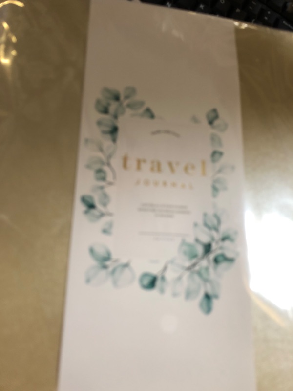 Photo 2 of Elegant Travel Journal for Women and Men (17 Trips) - World Trip Adventure Book to Capture Adventures, Create Memories - Durable Travel Notebook, Pen Holder & Elastic Closure (Beige)