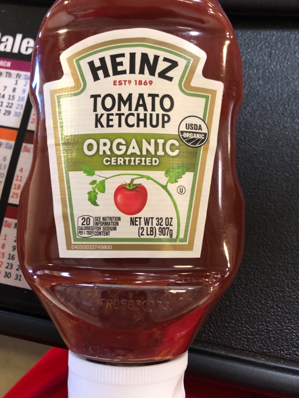 Photo 2 of Heinz Organic Tomato Ketchup (32 oz Bottle)