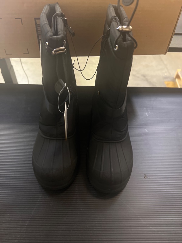 Photo 2 of size 4 K KomForme Snow Boots for Boys & Girls Warm Waterproof Slip Resistant Winter Shoes (Toddler/Little Kid/Big Kid)