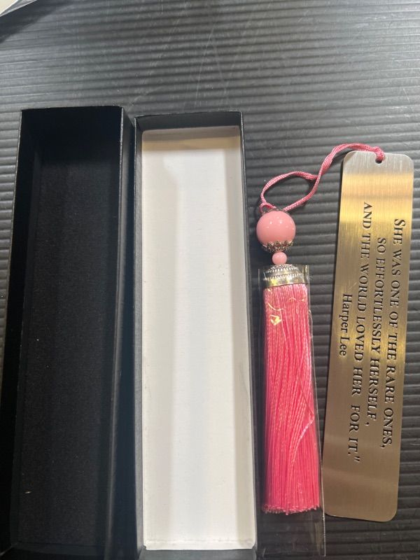 Photo 1 of Hafhue My Courage Always Rises at Every Attempt to Intimidate Me Metal Bookmark Book Lover Gifts for Woman for Woman Man Graduation Gifts Back to School Gifts Book Club Gifts