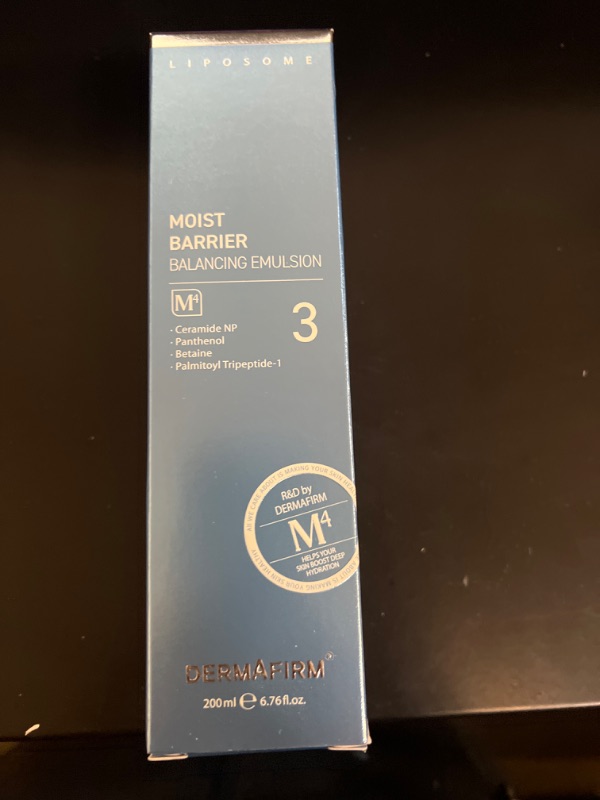 Photo 2 of Moist Barrier Balancing Emulsion Cream M4 w/Ceramide, Peptide & Collagen for All Skin Types | Face Lotion Dry Skin Cream for Hydration & Balancing | No Animal Trials No Paraben 6.76 fl oz
