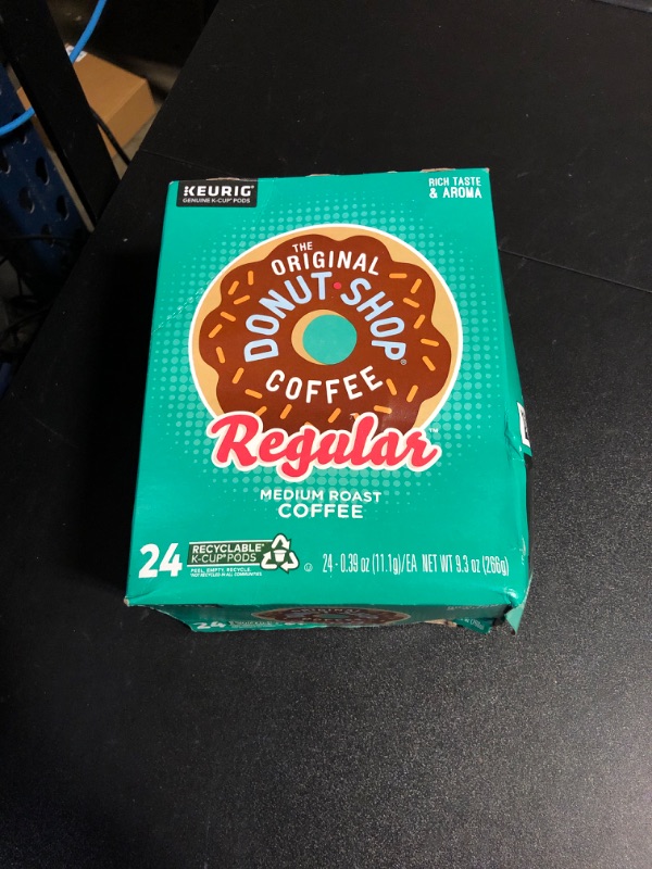 Photo 1 of Coffee People Donut Shop Coffee K-Cup, Medium Roast, 24 Count 
EXP JULY 15 2024