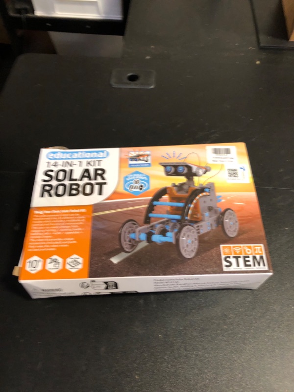 Photo 2 of 14-in-1 Solar Robot Kit for Kids, Stem Projects for Kids Age 8-12, Educational STEM Science Toy, DIY Solar Power Building Kit, Robotic Set Toys Gift for Boys Girls 8 9 10 11 12 Years Old