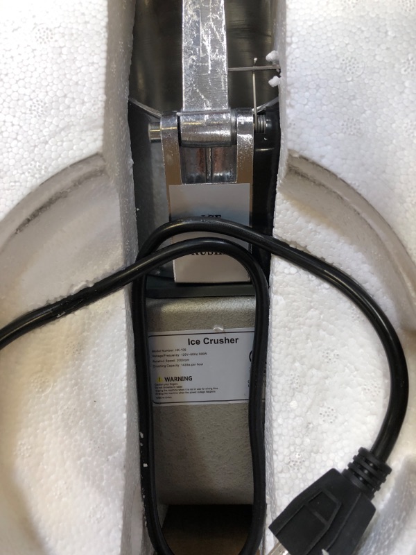 Photo 1 of Shaved Ice Machine Snow Cone Machine Ice Crusher with Stainless Steel Blade Kitchen Electric for Shaved Ice and Snow Cone (300W 2000r/min) Also Comes with a Free Ice Pick and Ice Cube Tray