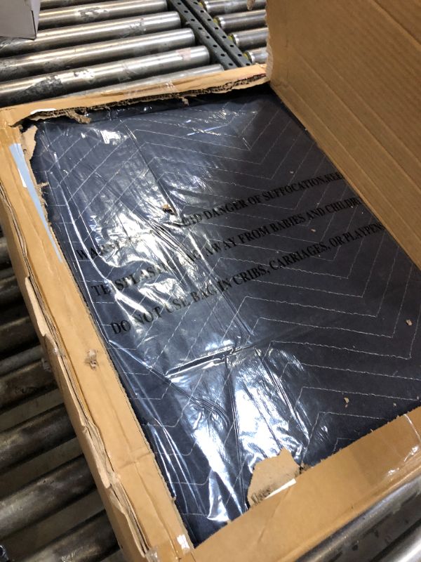 Photo 1 of Olympia Tools 4-Pack Heavy Duty Padded Moving Blanket, 72 x 80 in, Packing Blankets for Moving