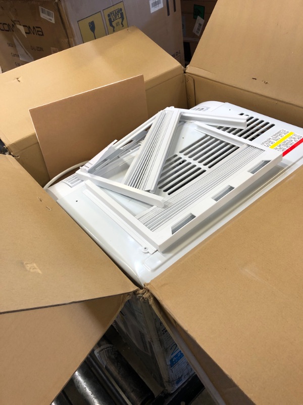 Photo 1 of Haier 6,200 BTU Ultra Quiet Window Air Conditioner for Small Rooms and Bedrooms, Control Using Remote, 6K Window AC Unit, Easy Install with Included Kit, White, Energy Star