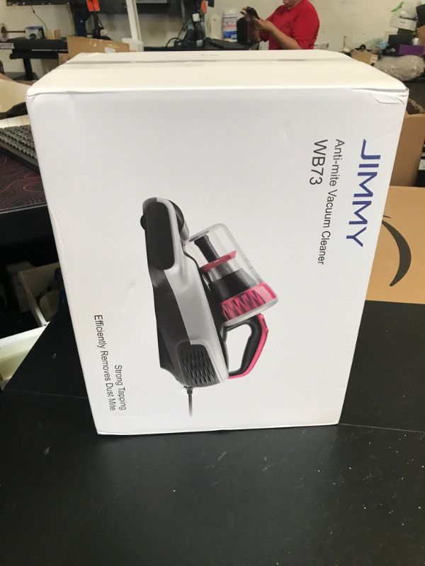 Photo 1 of Jimmy WB73 Mattress Vacuum Cleaner, Pet Hair Vacuum, Bed Vacuum with UV & Ultrasonic, Strong Suction, Dust Recognition and Anti-allergen (WB73, Corded)