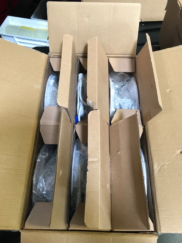 Photo 1 of Ensenior 12 Pack 6 Inch Ultra-Thin LED Recessed Light with Junction Box, 2700K/3000K/3500K/4000K/5000K Selectable, 12W 110W Eqv, Dimmable, 1050LM High Brightness - ETL and Energy Star Certified 6 inch 5000k/4000k/3500k/3000k/2700k - 5cct White