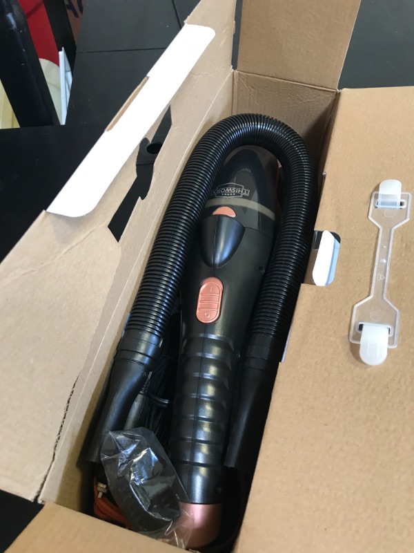 Photo 3 of ThisWorx Car Vacuum Cleaner 2.0 - Portable Handheld Mini Vacuum Cleaner W/ 16ft Cord, Bag, & Attachments - Small Vacuum for Car, RV, Boats, Travel - Car Accessories Corded Black W/ Light