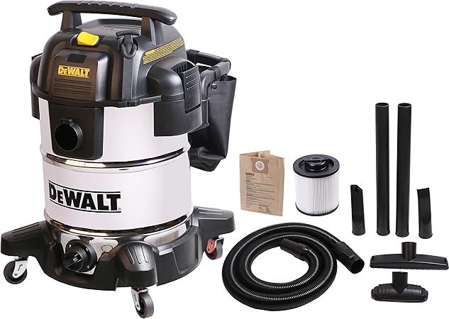 Photo 1 of  DeWALT 10 Gallon Stainless Steel Wet/Dry Vac.