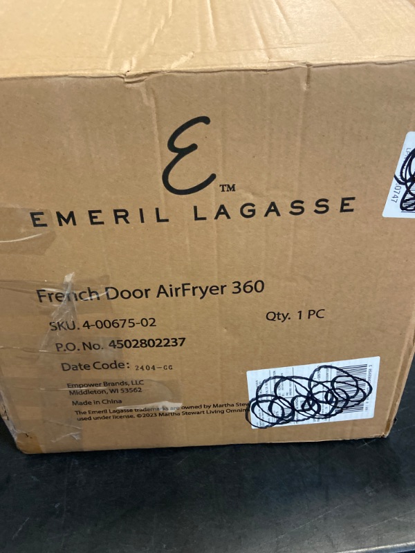 Photo 3 of Emeril Lagasse 26 QT Extra Large Air Fryer, Convection Toaster Oven with French Doors, Stainless Steel