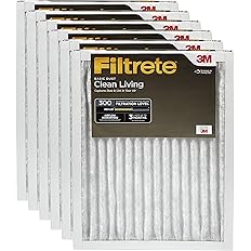 Photo 1 of Filtrete Clean Living Basic Dust Filter, MPR 300, 16 x 25 x 1-Inches 6-Pack.