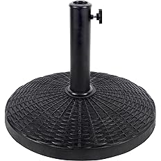 Photo 1 of Blissun 22 lbs Heavy Duty Patio Market Umbrella Base Stand, 16.5