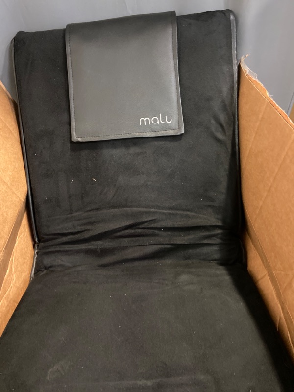 Photo 2 of ** FINAL SALE – SOLD AS IS **  Malu  Extra Large Padded Floor Chair w/Back Support - Japanese Chair Meditation Cushion, Comfortable Folding Backrest, Removable Easy Wash Cover