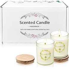 Photo 1 of Scented Soy Aromatherapy Candles Gifts for Women, 2×5.3Oz Long Lasting Candles, Premium Body Relax & Stress Relief Candles,Ideal Gifts for Birthday, Christmas, Thanksgiving, Mother's Day