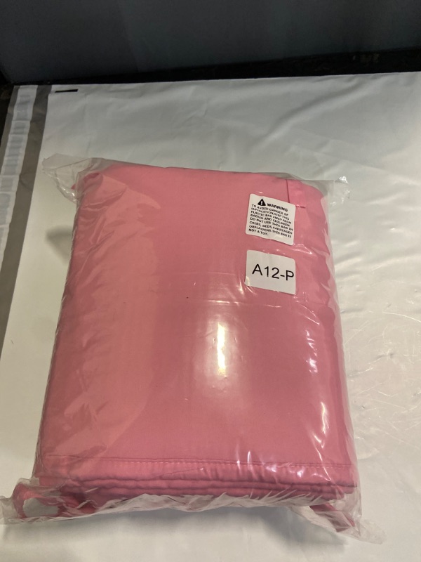 Photo 1 of 1 Piece baby crib bumper for Girls Boys Soft Bedding  (C-Pink)