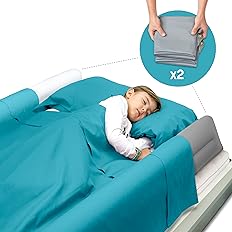 Photo 1 of BANBALOO - 2-Pack Inflatable Bed Bumper for Children - Child Fall Protection, Inflatable Travel Bed Rail, for fold-Away, Single, Double, Queen Size, King Size and Montessori beds